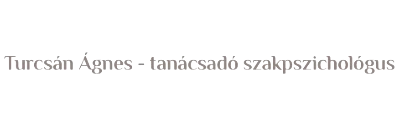 Turcsán Ágnes szakpszichológus